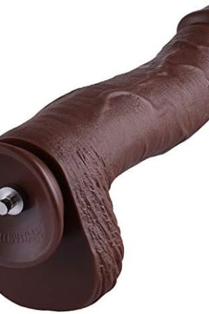 Hismith 10.2" Oblate Silicone Dildo With Kliclok System For Hismith Premium Sex Machine, 7.87" Insert-Able Length, Girth 5.51" Diameter 1.75" - Amazing Series