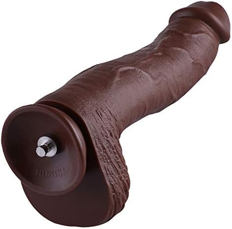 Hismith 12.4”Monster Dildo For Hismith Premium Sex Machine With Kliclok System Connector - Designed For Advanced Women - 9.2“Insertable Length,Maximum Width: 2.22 - Amazing Series