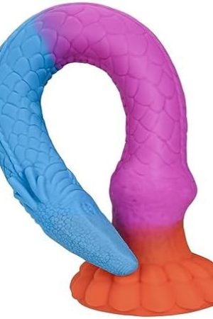 Long Anal Dildo Tentacle Monster, Silicone Dragon Dildo With Suction Cup Knot For Men Women Depth Anal Training, Huge Fantasy Anal Butt Plug Glow In The Dark Dildos Sex Toys & Games, 17 Inch