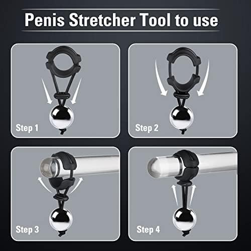 New 350G/12.34Oz Metal Penis Physical Exercise,Dovelo Wearable Male Penis Training Device,Penis Stretcher Device Adjustable For Male Sex Toys - Image 3