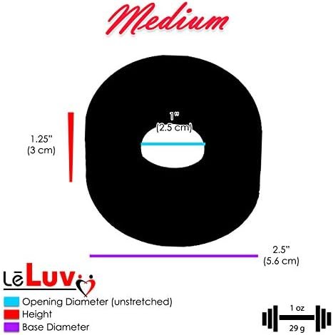 Leluv Penis Pump Sleeve Large Premium Black Silicone For 2.50 Inch To 2.75 Inch Cylinders - Image 3