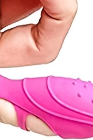Silicone Finger Vibrator, 10-Speed G-Spot Portable Finger Vibrator With Removable Bullet Vibrator Waterproof Sex Toy For Women Pleasure Clitoris Vibration, Pink