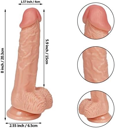 Thrusting Dildo Vibrator Sex Toys - 8.8" 3In1Heated Realistic G-Spot Anal Vibrating Dildo With 3 Telescopic & 5 Vibration Modes Adult Toy, Strap On Thick Silicone Dildos For Women Couples - Image 3