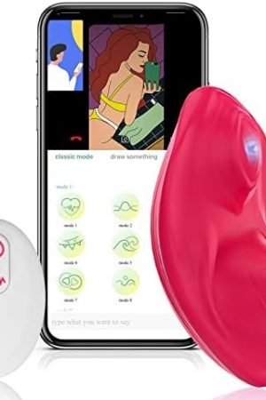 App Remote Control Vibrator For Panties, Wearable Panty Vibrator With Rolling Balls, 3 Slip & 9 Vibrations Butterfly Vibrator, Dual Motor Clitoral Stimulator Adult Toys For Women Couples Play, Purple