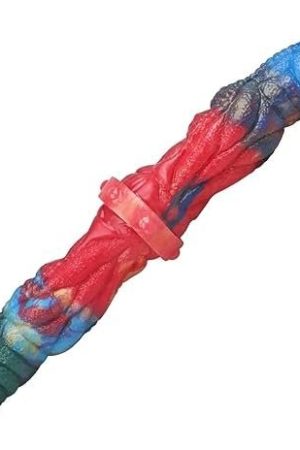 Double Ended Dildo Realistic Dual Side Penis Liquid Silicone Long Anal Plug G Spot Stimulation Prostate Massager Couple Gay Lesbian Adult Sex Toy & Games Sex Factory (Mixed Colors)