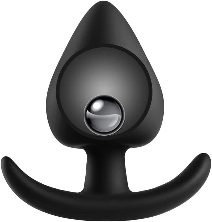 Silicone Anal Plug With Built-In Ball, Petal Pull Bead Anal Plug Sex Toys Anal Trainer Butt Plug Couple Fun Products Masturbatorer(C)