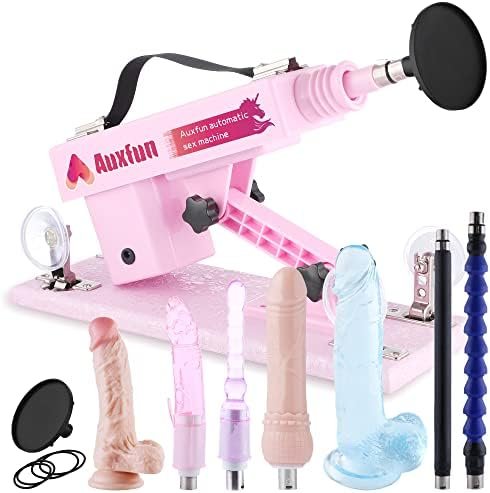 Automatic Sex Machine With 3.5" Suction Cup Adjustable Speed Love Machine With Realistic Dildos 3Xlr Connector For Sex Pleasure With 8 Attachments For Male And Female