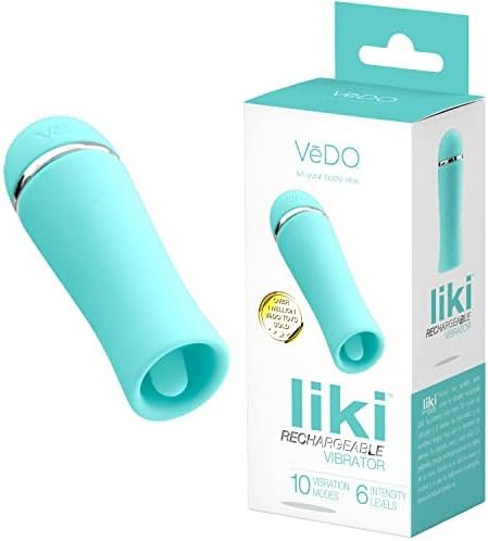 Vedo Liki Rechargeable Flicker Clitoral Vibrator Sex Toy For Women (Foxy Pink)