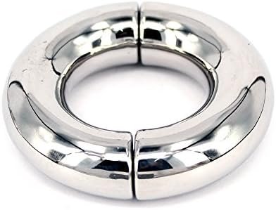 Discountone Stainless Ball Stretcher Weights, Penis Rings Cock Stretcher Scrotum Testicle Bondage (Id 30Mm) - Image 2