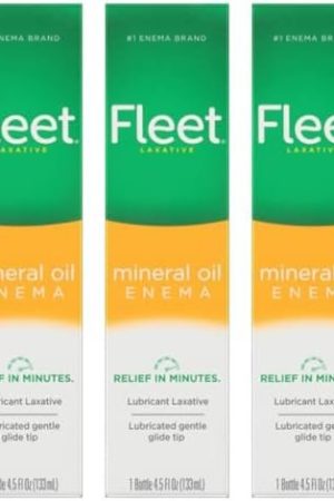 Fleet Enema - Mineral Oil - 4.5 Fl Oz. - (3 Pack)