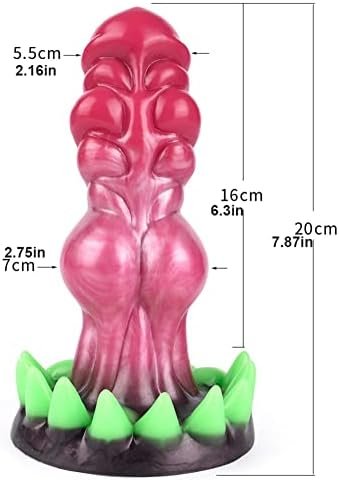 Dragon Dildo Adult Sex Toy For Women Silicone Monster Dildo, Luminous Prostate Anal Dildo For Men With Strong Suction Cup Glow In The Dark - Image 2