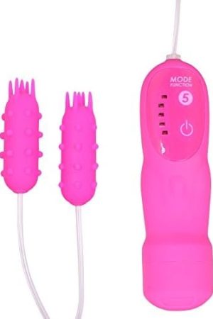 5-Function Dual Bullets - Textured Silicone Bullet Vibrator For Powerful Clit Orgasms - Adult Novelty Sex Toy