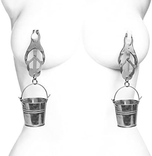 Master Series Jugs With Buckets Monarch Nipple Clamps For Men, Women, & Bdsm Couples