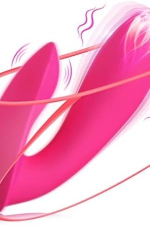 Vibrator Adult Sex Toys For Women - 2In1 Rose Sex Toy Vibrator Adult Toy With 7 Dildo Vibration & 3 Clitoral Pulsing Nipples Anal, G Spot Vibrators Clitoral Stimulator Couples Sex Toys