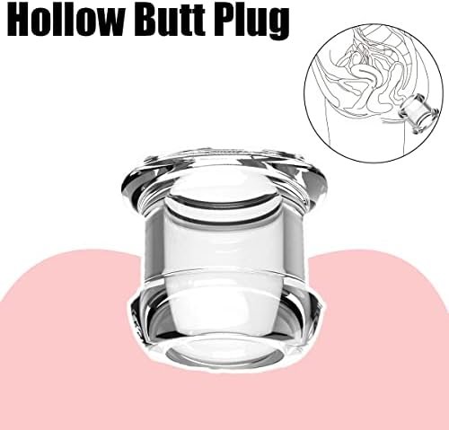 Butt Plug Douche Enema Anal Dilator Hollow Anal Plug Sex Toys For Woman Men Gay Prostata Massager Peep Vaginal Sex Products Transparent - Image 2