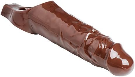 Size Matters Really Ample Penis Enhancer Sheath, Brown