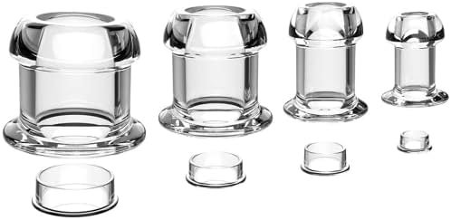 4 Pcs Silicone Anal Plug Sex Toys Butt Plugs Transparent