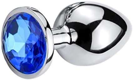 Stainless Metal Anal Butt Plugs Jewelry Anal Trainer Toys Fetish Kinky Sex Love Games Unisex Valentine 'S/Birthday Gift For Lover Romi (Big)