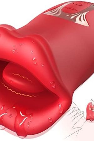 Dorrtyou Adult Sex Toys Vibrator, Rose Toy, Stimulator For Women With 10 Vibration Modes And French Kissing Modes, Tongue Toy Clitoral Vibrator Women, Toys, Red