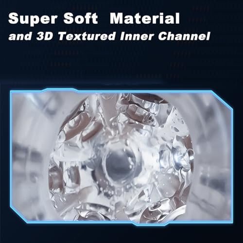 Male Masturbator Adult Toys For Men, Male Masterburbater Penis Pump Male Sex Toys With 10 Vibration Super Soft Channel Automatic Vibrating Hands Free Male Masturbators Cup Sex Toys For Men - Image 2