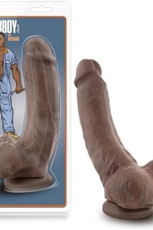 Blush Coverboy The Mechanic - 9 Inch Realistic Suction Cup Harness Compatible Dildo Sex Toy For Men Women Couples