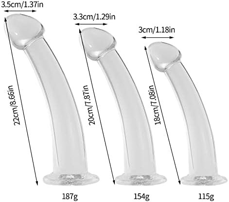 Clear Small Medium Large Anal Plug Set, Butt Plug Sex Toys For Men Women Beginners Professional - Image 2