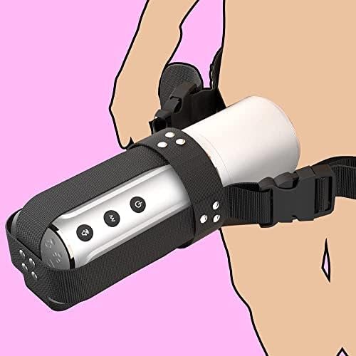 Male Masturbator Hands Free Automatic Realistic Pocket Pussy With 10 Powerful Thrusting & Rotating Modes-Hands Free Adjustable Harness For Ultimate Pleasure. Adult Sex Toy For Men. - Image 2