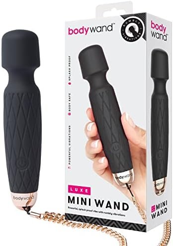 Bodywand Luxe Mini Wand | Mini Vibrating Wand For Her | Sexual Pleasure Tools For Women | Adult Sex Toys For Couples | Powerful Splash Proof Vibe With Rumbling Vibrations | Gifts For Women