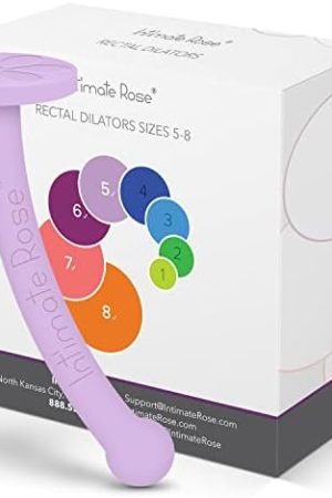 Save 10% On Intimate Rose 4-Pack Rectal Trainers - Size 5-8 & Dilator Handle For Women - For Use With Intimate Rose Dilators Bundle.