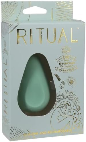 Doc Johnson Ritual - Chi - 10 Function Clitoral Vibrator - Silicone And Rechargeable - Discreet, Mint - Image 2