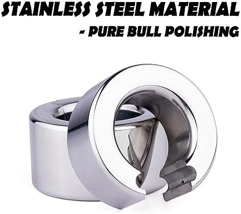 Fancalen Penis Ring Stainless Steel Adult Sex Toys Lock Sperm Delayed Exercise Cock Ring Penis Pump For Men 321 (S) - Image 3