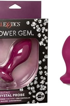 Calexotics Se-0385-17-3 Power Gem Vibrating Crystal Probe - Purple
