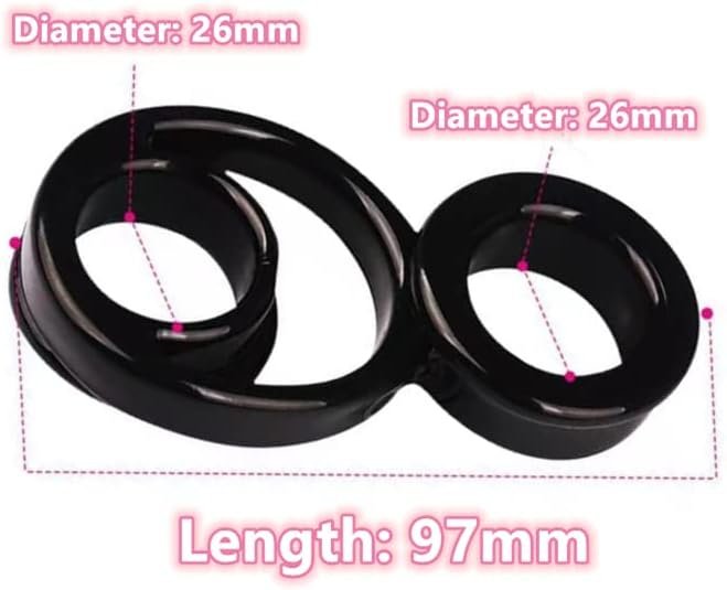 Cock Rings, Silicone Penis Rings, Erection Enhancing, Long Lasting Stronger, Cockrings Adult Sex Toys For Men Black - Image 3