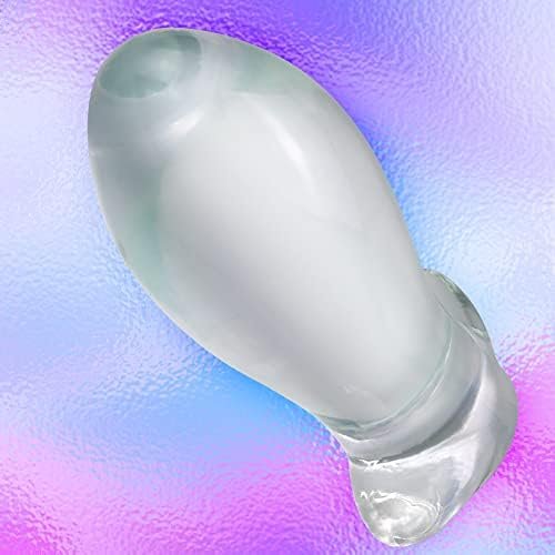 Super Big Anal Plugs, Transparent Butt Plug Prostate Massage Anus Dilator Vaginal G-Spot Orgasm Masturbation Sex Toy For Beginner Advanced Men Women (Xl) - Image 3