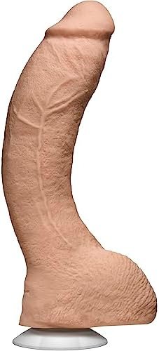 Doc Johnson Signature Series - Jeff Stryker - 10 Inch Realistic Ultraskyn Dildo With Removable Vac-U-Lock Suction Cup - F-Machine & Harness Compatible - For Adults Only, Vanilla