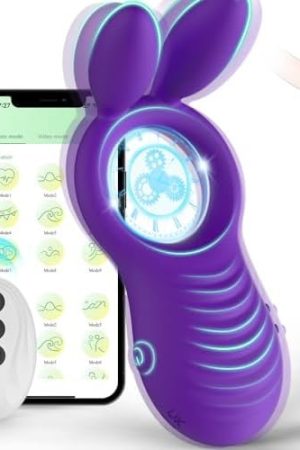 Vibrating Cock Ring With 3 Powerful Motors, Silicone Bunny Ears Penis Ring Vibrator With 9 Vibration Modes Adult Male Sex Toys For Men, G Spot Couples Vibrator Adult Sex Toys & Games