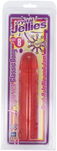 Doc Johnson Crystal Jellies - 10 Inch Classic Dong - Pink - Image 2