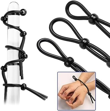 Fst 3Pcs Silicone Penis Ring Set Adjustable Cock Rings With 3 Different Sizes Long Lasting Stronger Penis Sleeve Delay Ejaculation Cock Ring Set Adult Sex Toy For Man Male Erection Enhancing - Image 2