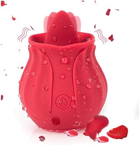 Rose Toy For Woman, Clitoral Nipple Stimulator-G Spot Vibrator With 10 Sucking Modes, Vibrating Personal Massager Rose Vibrator Sex Toys For Female Couples Adult Sex Toys & Games
