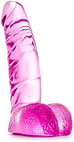 Blush Naturally Yours Ding Dong - 5 1/2 Inch Realistic Smooth Slim Translucent Beginner Stimulating Dildo - Fragrance Free Small Curved Female Male Adult Toys - Sex Toy For Women Men Couples - Pink - Image 3