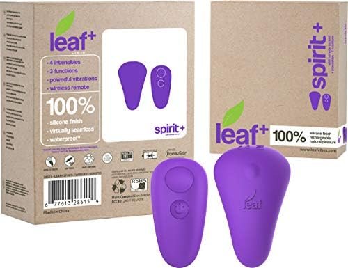 Leaf Spirit Plus Silicone Vibrator With Remote Control, Waterproof, Multi-Speed, Multi-Function, Travel Friendly, Quiet, Light Indicators, Rechargeable - Adult Sex Toy… - Image 2