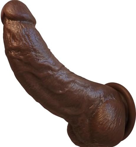 Clear Big Realistic Dildo - 8 Inch Thick Suction Cup Dildos For G-Spot And Anal Play, Lifelike Penis For Hands-Free Play Sustory Adult Sex Toys For Women And Men