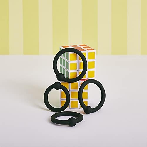 Eis Be A Man Cock Rings - Set Of 4 Penis Rings, Glans Rings For Longer, Harder Erections - Skin-Friendly Silicone, 4 Sizes (25-32Mm) - Image 2