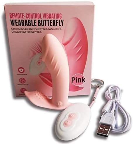 Remote Control 7 Powerful Vibrations Dildo,Pink Wearable Vibrator Dildo,Clitoral G Spot Vibrator,Rechargeable Waterproof Adult Toys For Women
