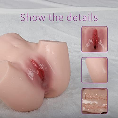Sex Doll, Male Masturbator Realistic Female Torso Buttocks With Vagina And Anus 3.99Lb Mini Sex Doll Pocket Male Masturbator Adult Male And Female Fake Pussy, Sex Toys - Image 3