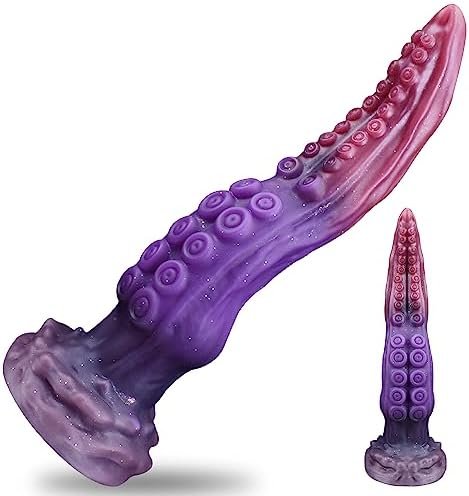 Tentacle Dildo Monster Anal Dildo, 10" Long Thin Dildo Anal Plug Fantasy Dragon Dildo Suction Cup Dildo For G-Spot & Anus, Silicone Butt Plug Prostate Toy Anal Sex Toys For Women Men Gay