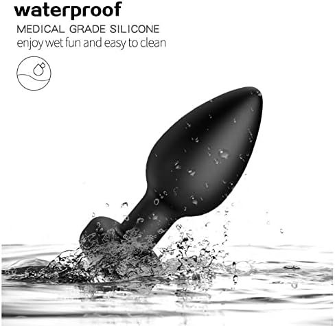 Erun Vibrating Butt Plug, Silicone Rechargeable Anal Vibrator With Remote Control 10 Vibration Modes Waterproof Anal Adult Sex Toys For Men, Women And Couples Black - Image 3