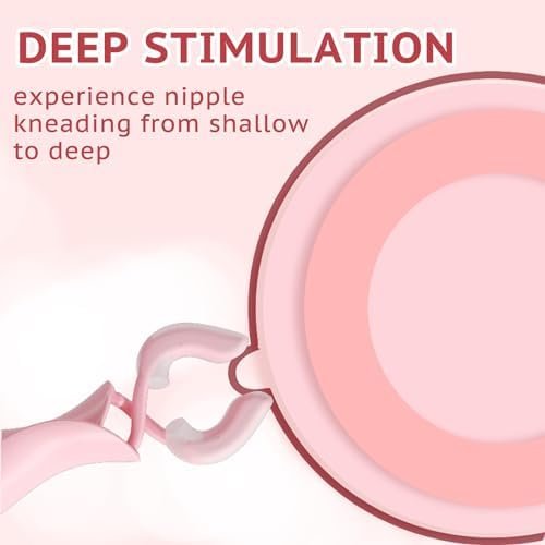 Jesakmie Nipple Clamps Vibrator With 20 Different Vibration Modes, Portable Rechargeable Breast Vibrating Massager Stimulator Toy For Female, Couples, Sex Pleasure Women - Image 2