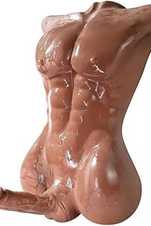 Penis Doll With Male Torso, Realistic Sex Doll With 7 Inch Flexible Penis For Women Gay, Female Masturbation Sex Toys Love Doll