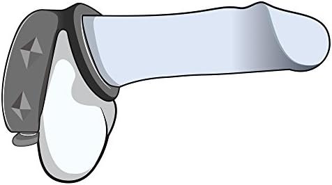 Blush Performance Vs7 Silicone C Ring & Ball Strap - Puria Platinum Cured Silicone - Stainless Steel 3 Position Nickel Free Snaps - Harder Erections. Last Longer - Penis Enhancing Sex Toy For Men - Image 3